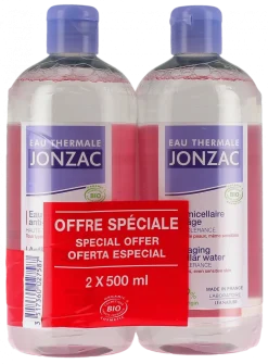 Eau micellaire anti-âge Eau Thermale Jonzac - lot de 2 flacons de 500ml