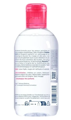 Eau micellaire Créaline H2O AR anti-rougeurs Bioderma - flacon de 250 ml