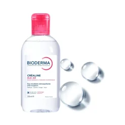 Eau micellaire Créaline H2O AR anti-rougeurs Bioderma - flacon de 250 ml