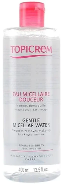 Eau micellaire douceur Topicrem - flacon de 400 ml