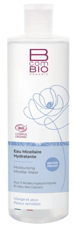Eau micellaire hydratante BcomBIO - flacon de 400 ml