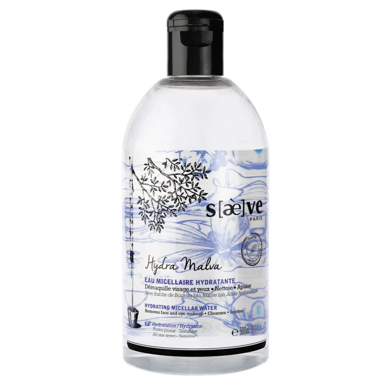 Eau Micellaire Hydratante Hydra Malva Saeve - flacon de 500ml