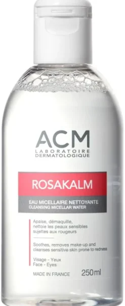 Eau micellaire nettoyante Rosakalm ACM - flacon de 250 ml