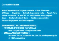 Eau micellaire thermale peaux mixtes à grasses Uriage