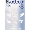 Eau nettoyante visage et corps bio Rivadouce bébé - flacon-pompe de 500ml
