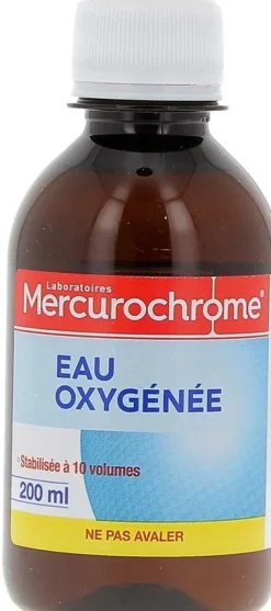Eau oxygénée Mercurochrome - flacon de 200 ml