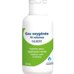 Eau oxygénée stabilisée codex 10 volumes Gilbert solution pour application locale en flacon