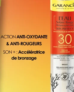 Eau solaire rouge métamorphosante SPF30 Sun Protect Garancia - spray de 150ml