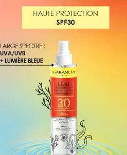 Eau solaire rouge métamorphosante SPF30 Sun Protect Garancia - spray de 150ml