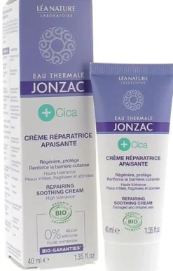 Eau thermale Jonzac +Cica Crème réparatrice apaisante bio Léa Nature