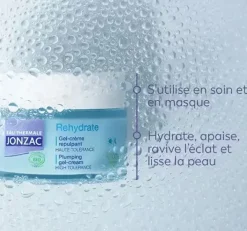 Eau thermale Jonzac rehydrate gel-crème repulpant Léa Nature - pot de 50ml
