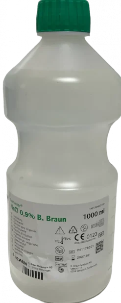Ecotainer NaCl 0,9% Solution d'irrigation B Braun - flacon de 1000ml