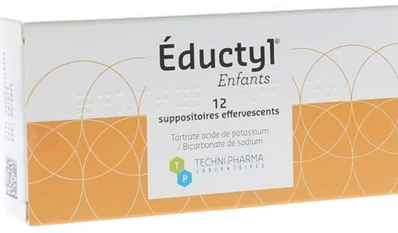 Eductyl enfants suppositoire effervescent - boîte de 12 suppositoires