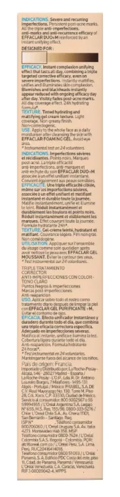 Effaclar duo+ M soin anti-imperfections La Roche-Posay - tube de 40 ml
