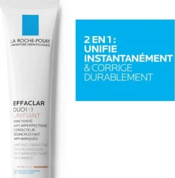 Effaclar DUO + unifiant soin teinté La Roche-Posay - tube de 40 ml