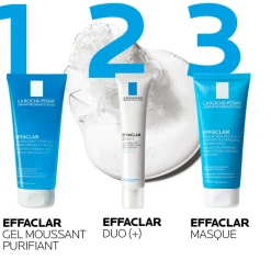 Effaclar gel moussant purifiant peaux grasses et sensibles La Roche-Posay