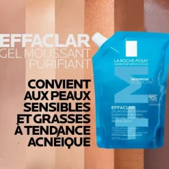 Effaclar gel moussant purifiant peaux grasses et sensibles La Roche-Posay
