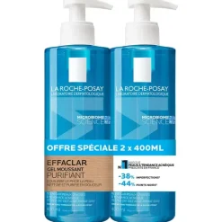 Effaclar gel moussant purifiant peaux grasses et sensibles La Roche-Posay