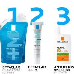 Effaclar gel moussant purifiant peaux grasses et sensibles La Roche-Posay