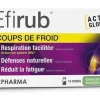 Efirub Coups de froid saveur pin eucalyptus 3C Pharma - boîte de 10 unidoses de 10ml