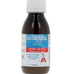 Efirub Sédatuxil bronches et gorge sirop 3C Pharma - flacon de 125 ml