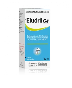 Eludril Gé Pierre Fabre – solution pour bain de bouche, 90 ml