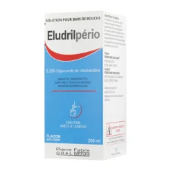 Eludril Perio 0,2 % digluconate de chlorhexidine – 200 ml