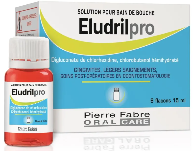 Eludril Pro solution pour bain de bouche
