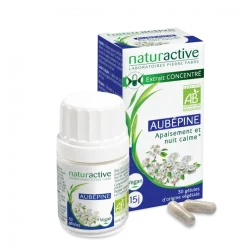 Elusanes aubépine bio Naturactive - boite de 30 gélules
