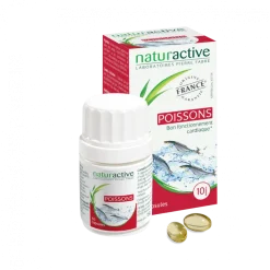 Elusanes Huile de poisson Naturactive - boîte de 30 gélules