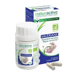 Elusanes valériane bio Naturactive - boite de 60 gélules