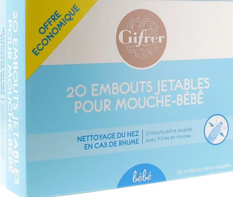 Embouts jetables pour mouche-bébé Gifrer