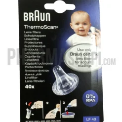 Embouts jetables pour thermomètre auriculaire Braun - boite de 10 embouts