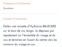 Emulsion Hydratante Teintée Légère Hydrance BB Lumière Avène - Tube de 40 ml