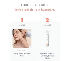 Emulsion Hydratante Teintée Riche Hydrance BB Lumière Avène - Tube de 40 ml