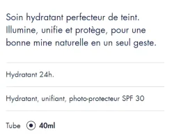 Emulsion Hydratante Teintée Riche Hydrance BB Lumière Avène - Tube de 40 ml