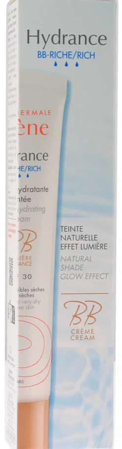 Emulsion Hydratante Teintée Riche Hydrance BB Lumière Avène - Tube de 40 ml