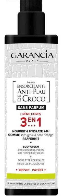 Ensorcelante anti-peau de croco crème corps Garancia - flacon-pompe de 400ml