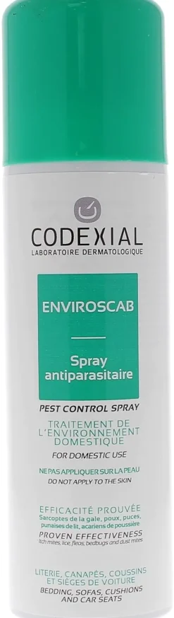 Enviroscab antiparasitaire Codexial - spray de 200ml