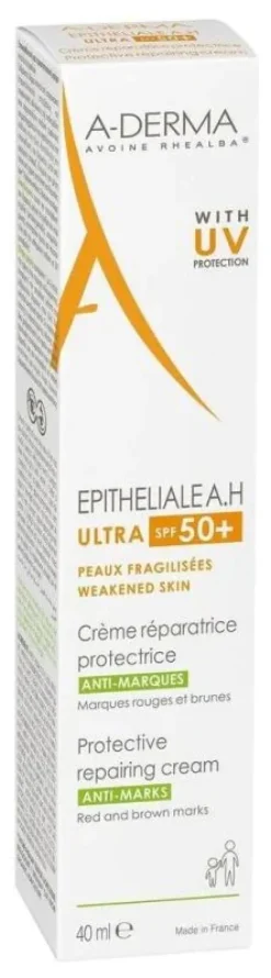 Epitheliale A.H Ultra Crème réparatrice protectrice SPF50+ A-derma - tube de 40 ml