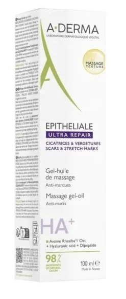Epitheliale Ultra repair HA+ Gel-huile de massage anti-marques A-Derma
