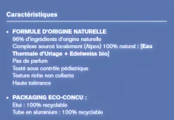 1er Cold cream Uriage - tube de 75 ml