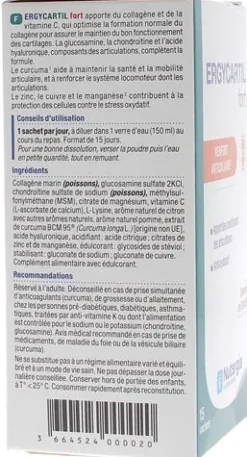 Ergycartil fort Nutergia - boîte de 16 sachets