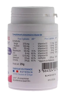 ErgyMeno Confort ménopause Nutergia - pot de 60 gélules