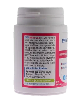 ErgyMeno Zen ménopause Nutergia - pot de 60 gélules
