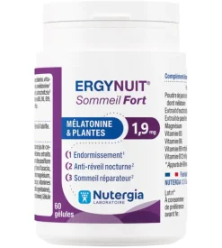 Ergynuit sommeil fort Nutergia – 60 gélules
