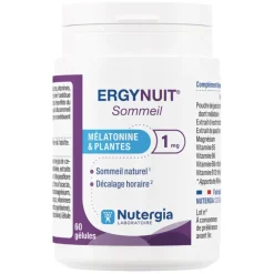 Ergynuit sommeil Nutergia - pot de 60 gélules