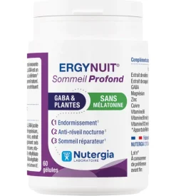 Ergynuit sommeil profond Nutergia - pot de 60 gélules