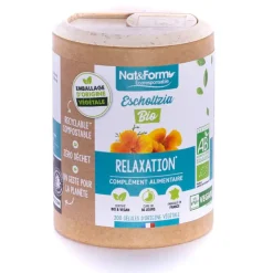 Escholtzia Bio Ecoresponsable Nat&Form - boite de 200 gélules