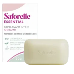 Essential Pain lavant intime apaisant Saforelle - pain de 90g